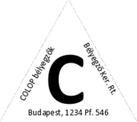 Szöveglemez T 45 bélyegzőhöz